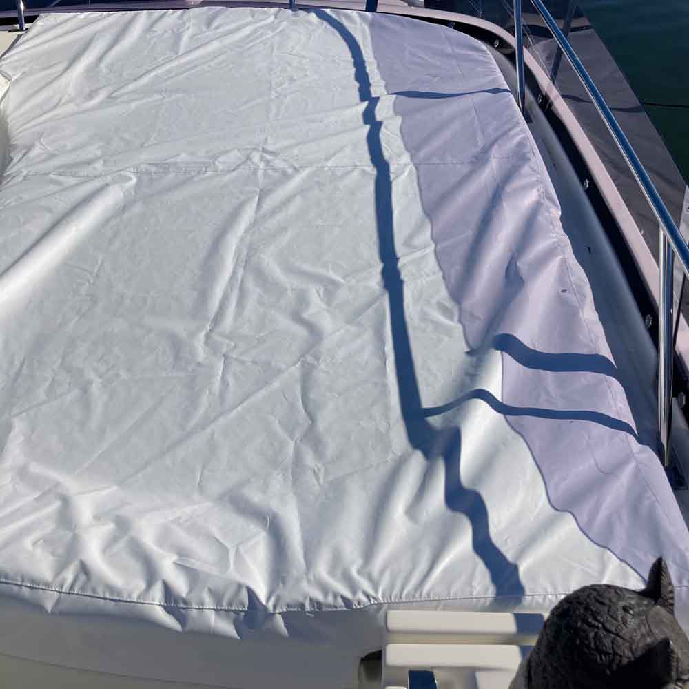 Prestige 500 Fly Chaise Lounge Cover - Performance Yacht Covers Luxury ...